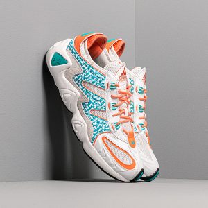 Adidas Fyw S-97 Crystal White/ Hi-Res Aqua/ Semi Core Orange