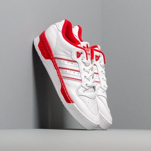 Adidas Rivalry Low Ftw White/ Ftw White/ Scarlet