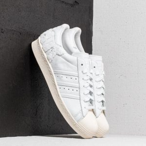 Adidas Superstar 80s Crystal White/ Crystal White/ Off White