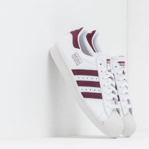 Adidas Superstar 80s Ftw White/ Maroon/ Crystal White