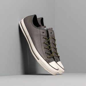 Converse Chuck Taylor All Star Archival Leather Carbon Grey/ Vivid Sulfur/ Egret