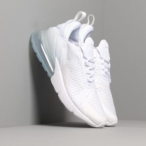 Nike Air Max 270 (GS) White/ White-Metallic Silver