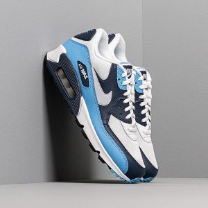 Nike Air Max 90 Essential White/ Pure Platinum-University Blue