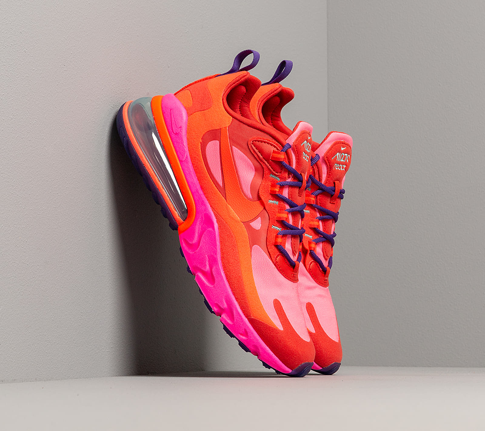 nike air max 270 react red and pink