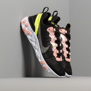 Nike W React Element 55 Premium Black/ Volt-Coral Stardust