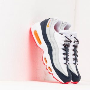 Nike Wmns Air Max 95 Midnight Navy/ Laser Orange-Pure Platinum