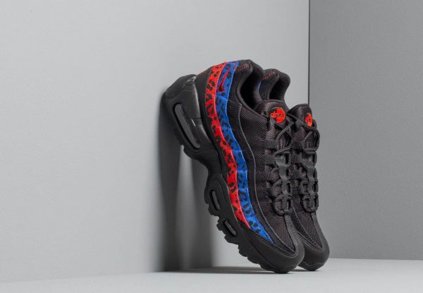 wmns air max 1 premium black habanero red racer blue
