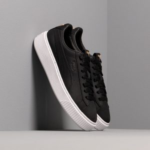 Puma Platform Premium Logo Wn S Puma Black-Puma Team Gold