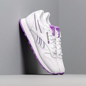 Reebok Cl Leather White/ Grape Punch