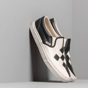 Vans Classic Slip-On (Woven Leather) Checkerboard