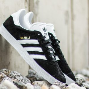 Adidas Gazelle Core Black/ White/ Gold Metalic