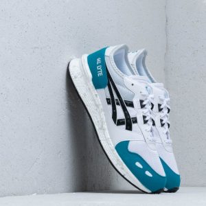 Asics Hypergel-Lyte White/ Teal Blue