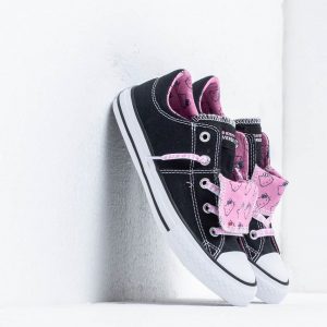 Converse X Hello Kitty Maddie Black/ Prism Pink/ White