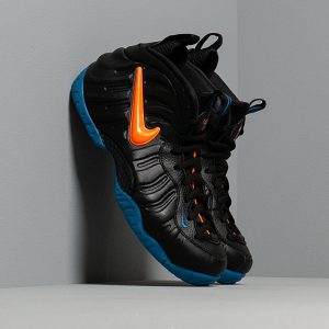 Nike Air Foamposite Pro Black/ Total Orange-Battle Blue