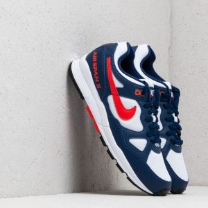 Nike Air Span Ii Blue Void/ Habanero Red-White-Black