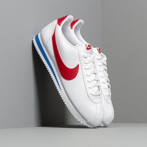 Nike Classic Cortez Leather White/ Varsity Red-Varsity Royal