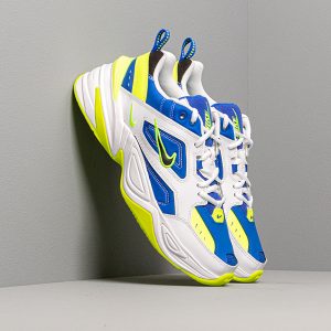 Nike M2k Tekno White/ Black-Volt-Racer Blue