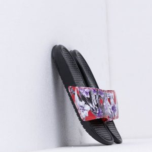 Nike Wmns Benassi Jdi Print Black/ Team Orange