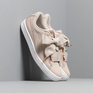 Puma Basket Heart Woven Rose Wn S Silver Gray-Puma White