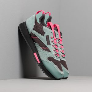 Reebok Classic Leather Ripple Trail Green Slate/ True Grey 8/ Solar Pink