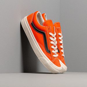 Vans Og Style 36 Lx (Suede/ Canvas) Red Orange/ Black