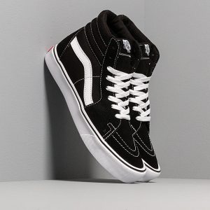 Vans Sk8-Hi Lite (Suede/ Canvas) Black/White