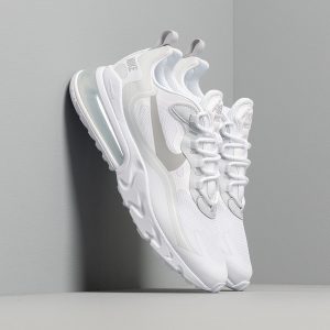 Nike Air Max 270 React White/ Lt Smoke Grey-Pure Platinum