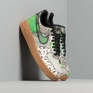 Nike Air Force 1 '07 Qs Black/ Black-Green Spark-Gum Light Brown