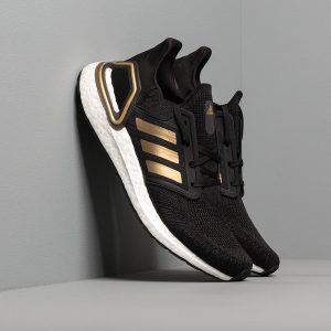 Adidas Ultraboost 20 Core Black/ Gold Metalic/ Solid Red
