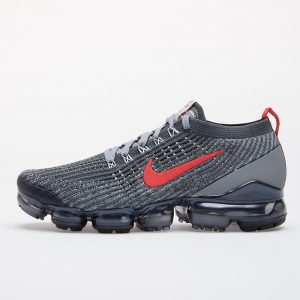 Nike Air Vapormax Flyknit 3 Iron Grey/ Track Red-Particle Grey