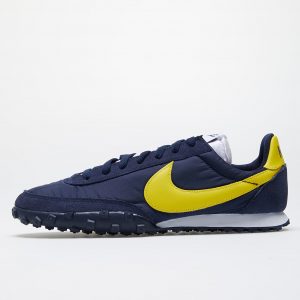 Nike Waffle Racer Obsidian/ Chrome Yellow-White