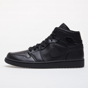 Jordan Air 1 Mid Black/ Black-Black