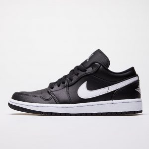 Jordan Wmns Air 1 Low Black/ White-White