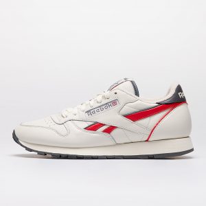 Reebok Classic Leather Mu Chalk/ Radiant Red/ True Grey 7