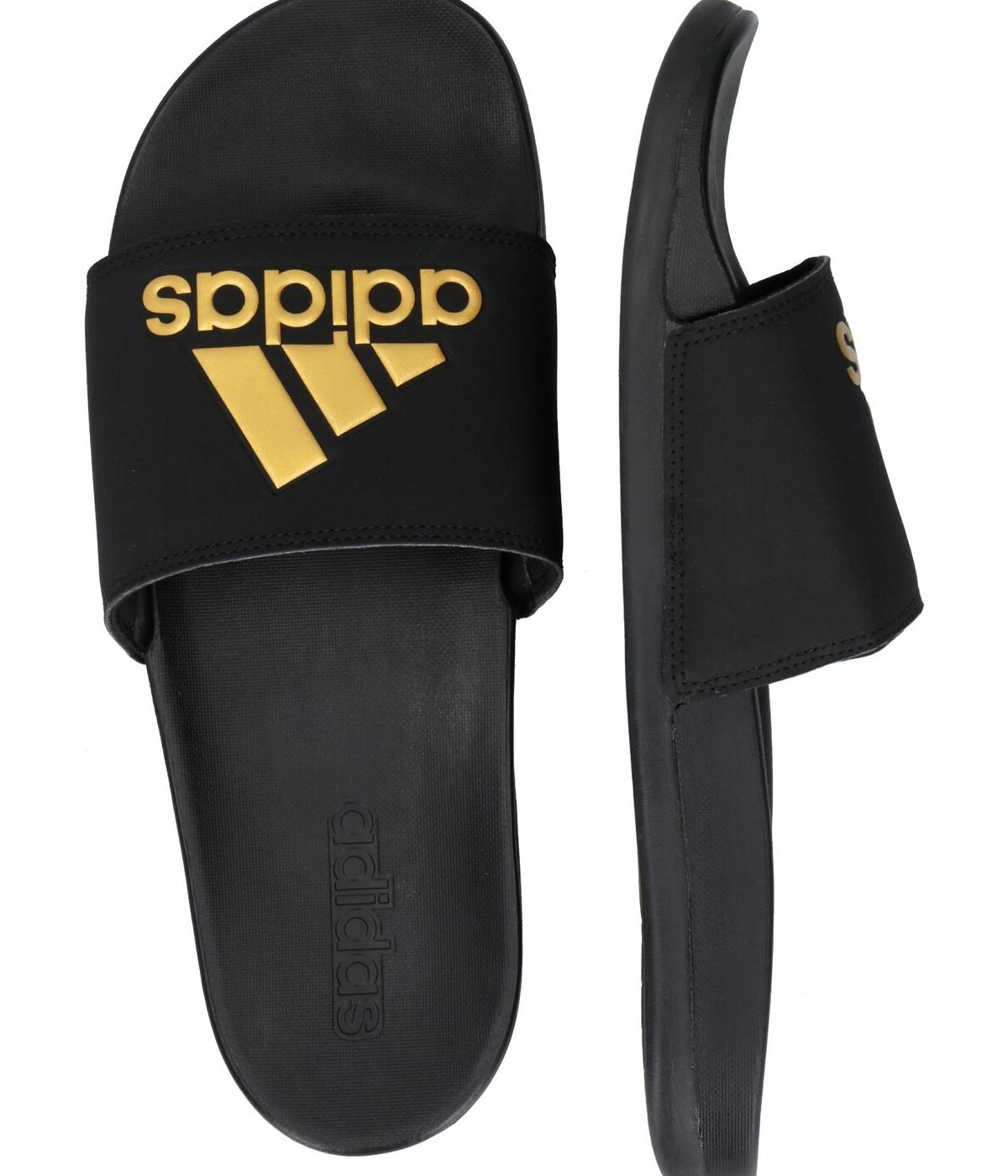 ADIDAS PERFORMANCE Чехли за плаж/баня черно / злато | AllShoes.BG