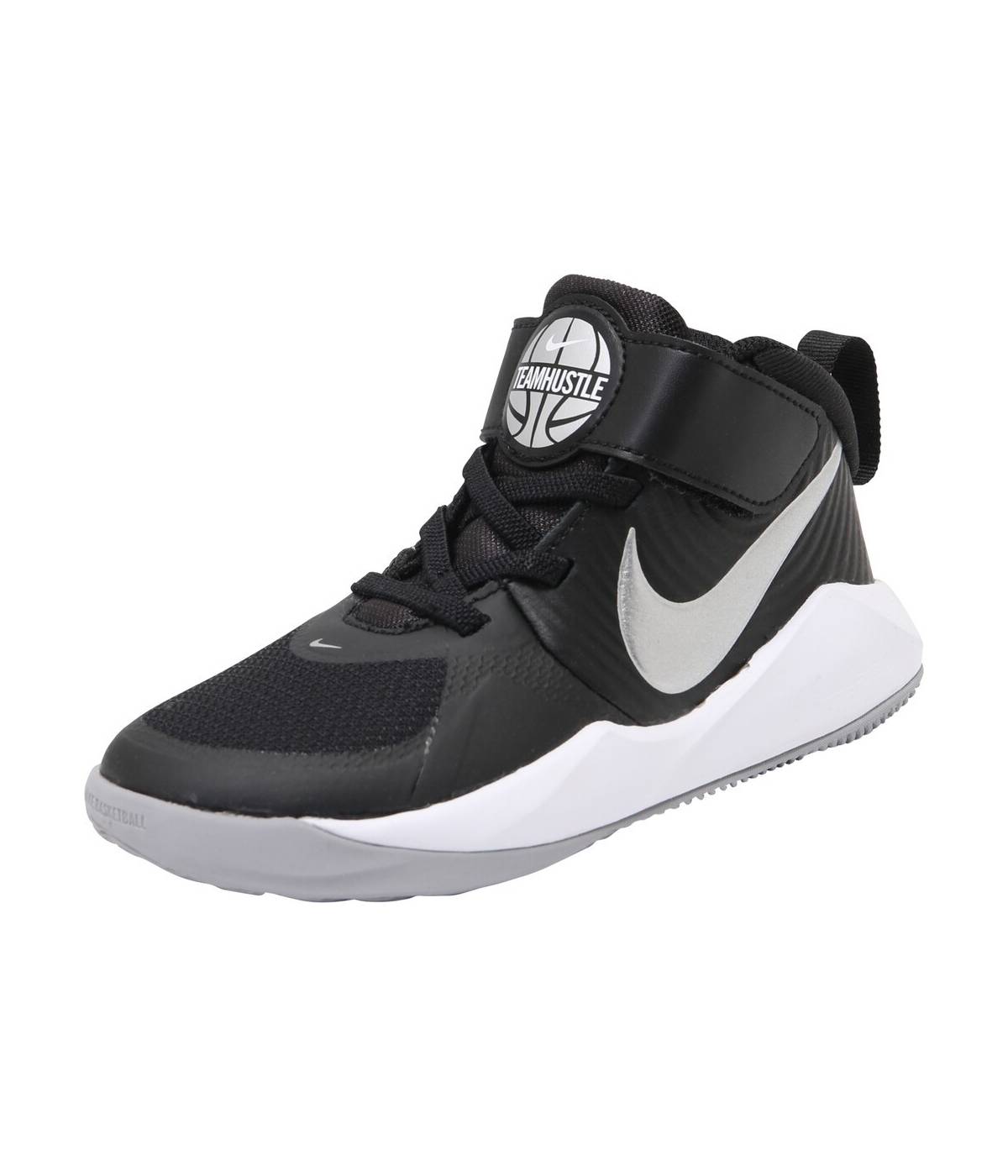 NIKE Спортни обувки черно / сребърно сиво | AllShoes.BG